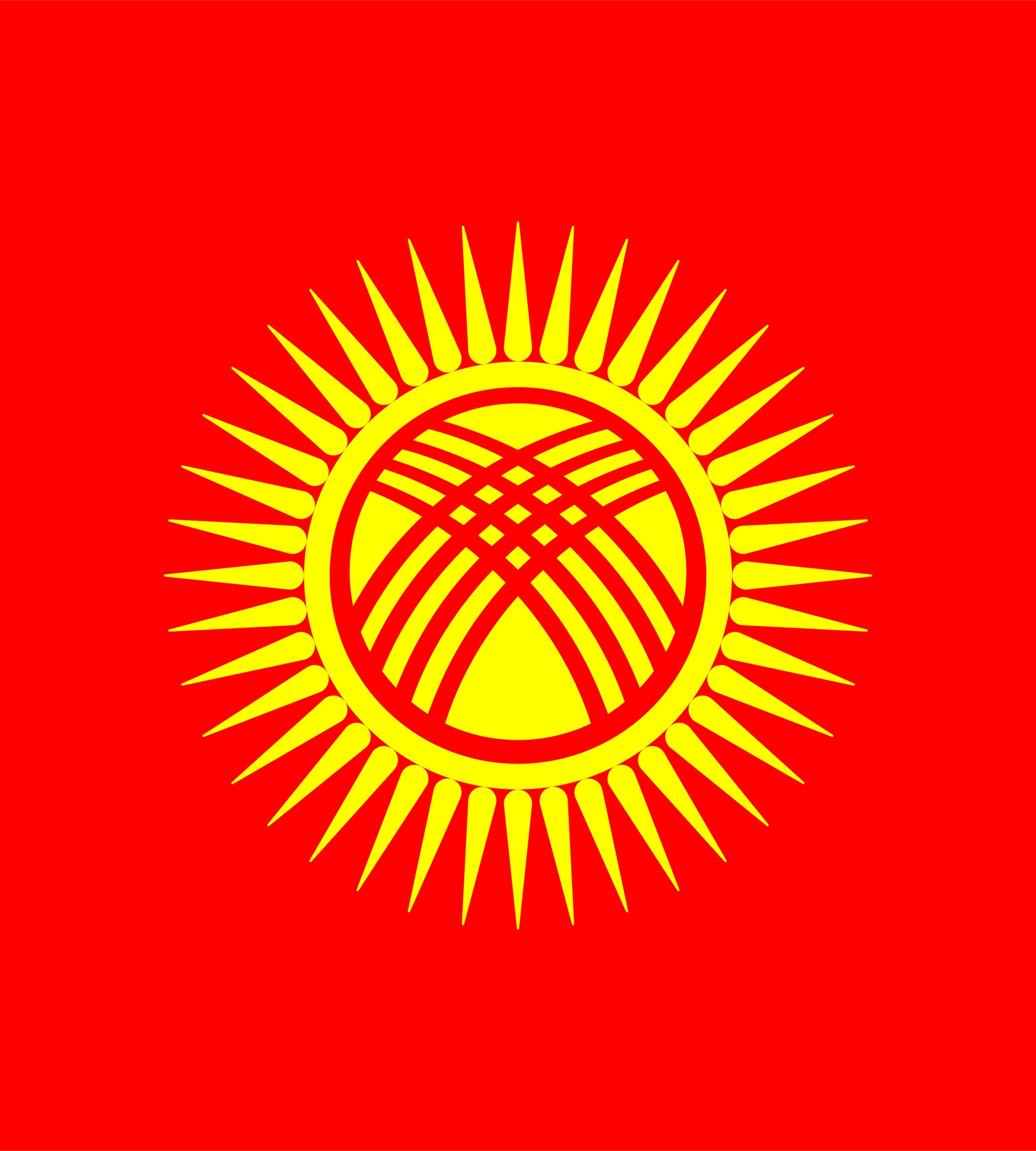Kirgisistans flag