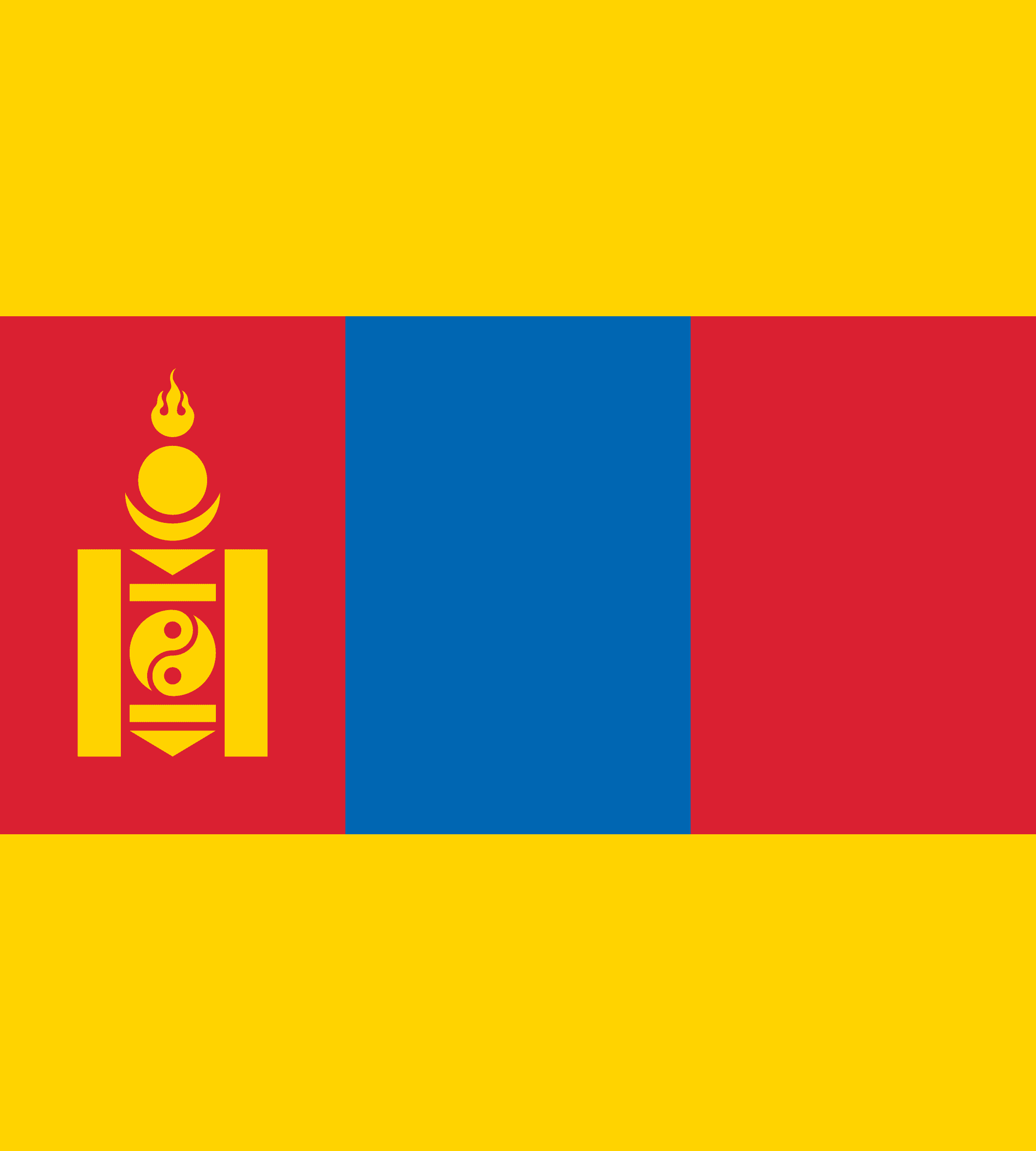Mongoliets flagga