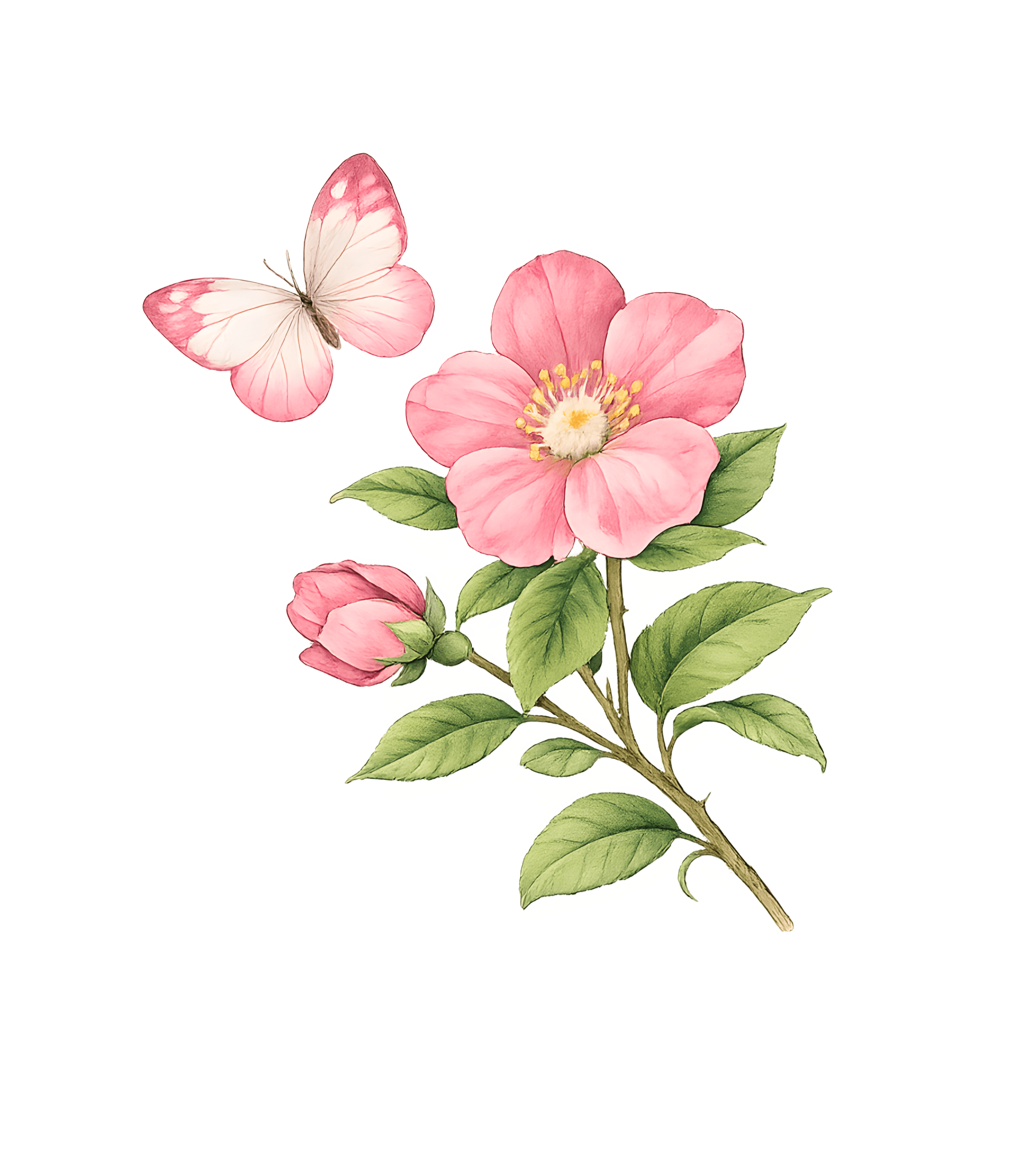 Vaaleanpunainen kukkaliina