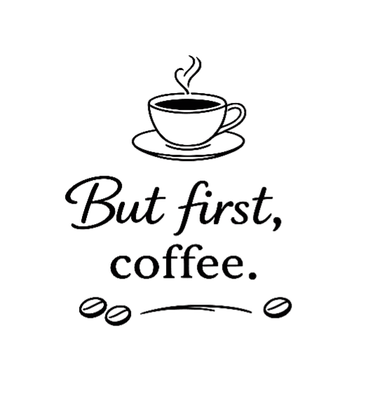 But First, Coffee Dishcloth