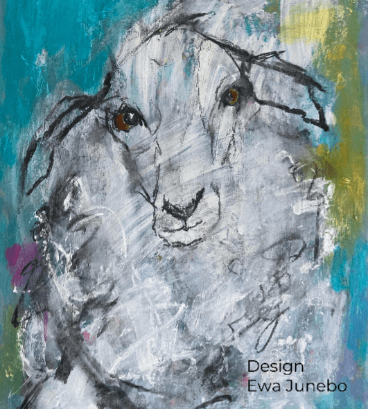 Abstract sheep Portrait Cloth