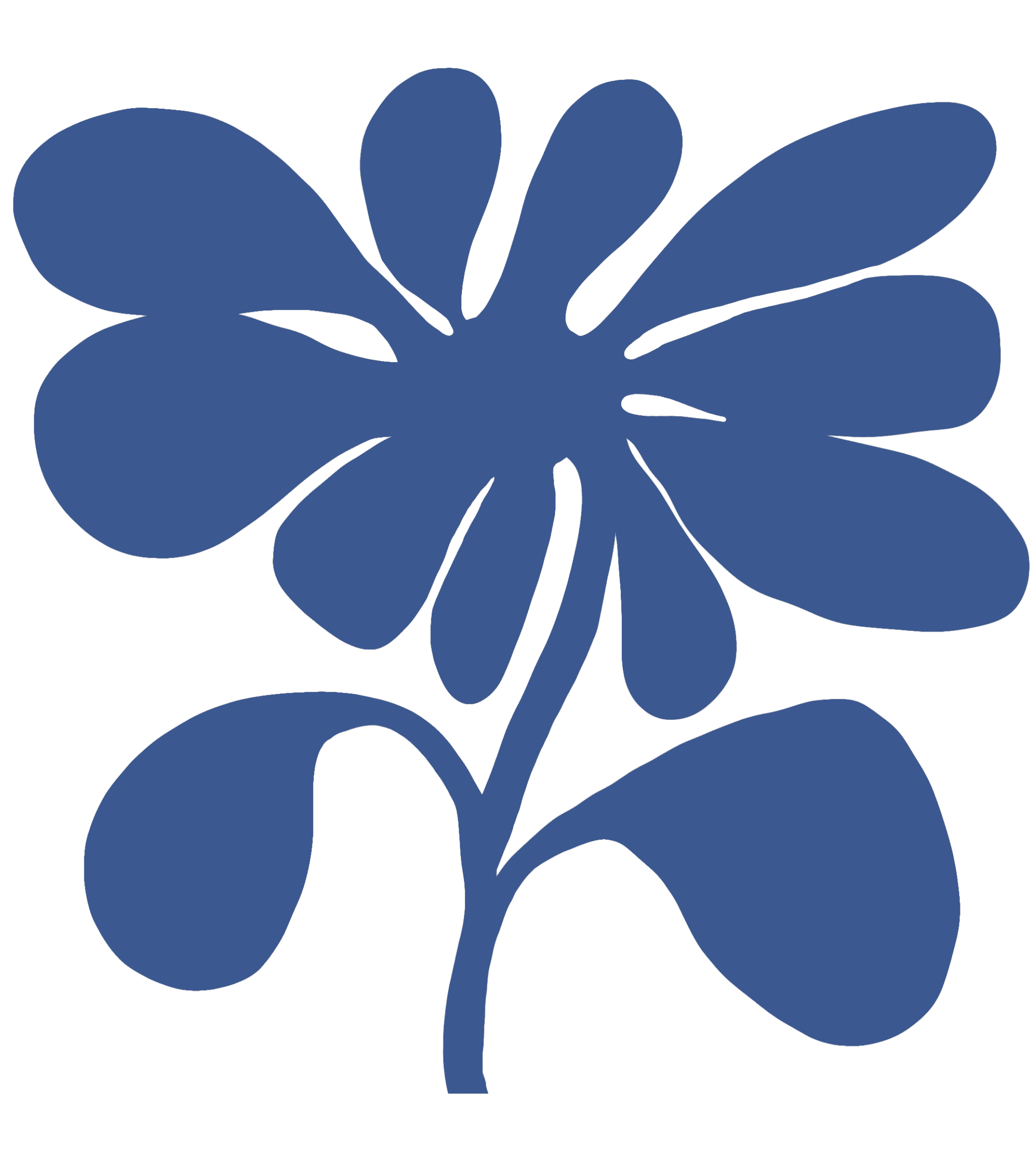 Indigo Bloom -tiskiliina